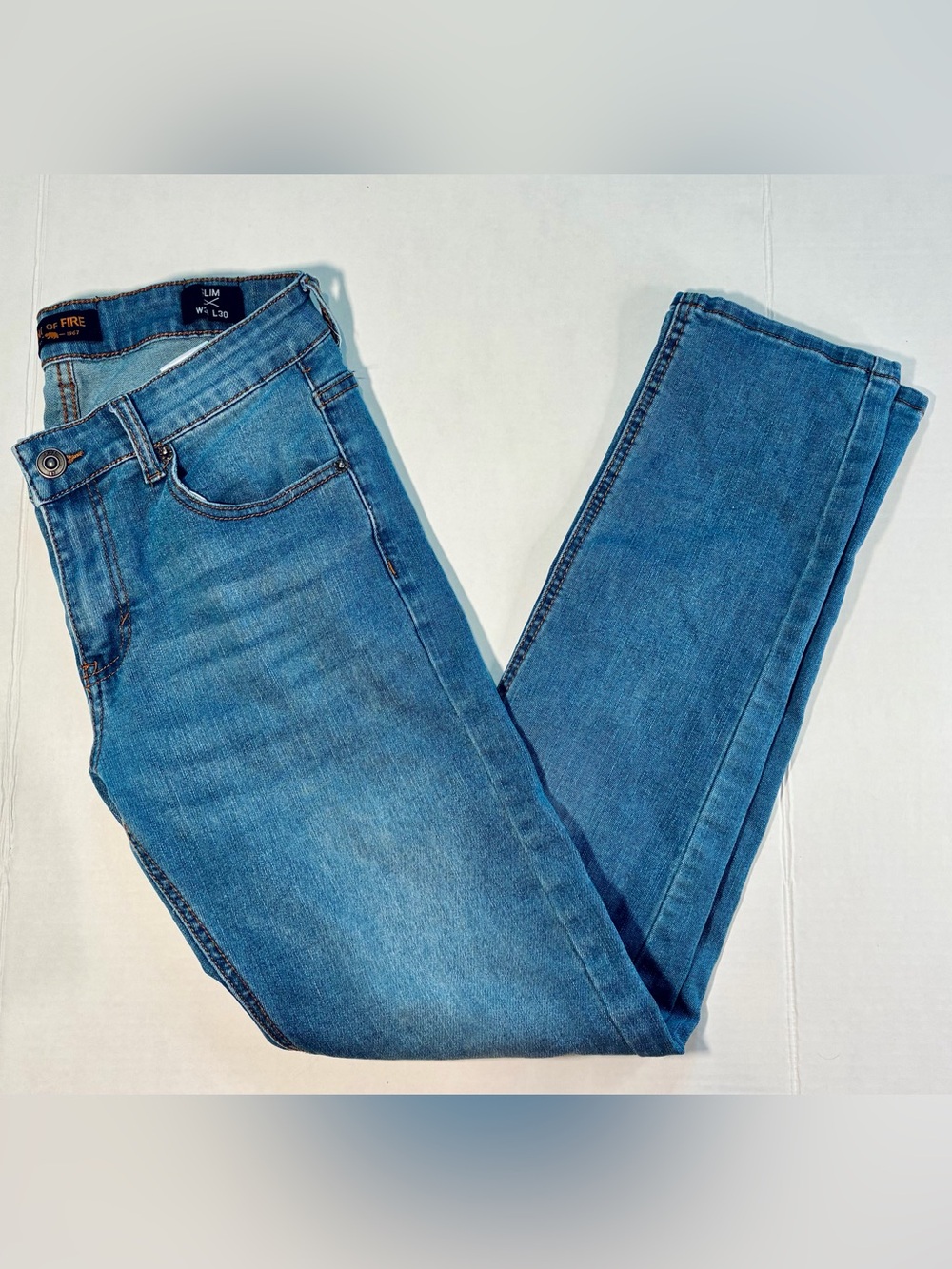 Ring of Fire Men’s Slim Blue Denim Jeans | Size 31x30 | Casual